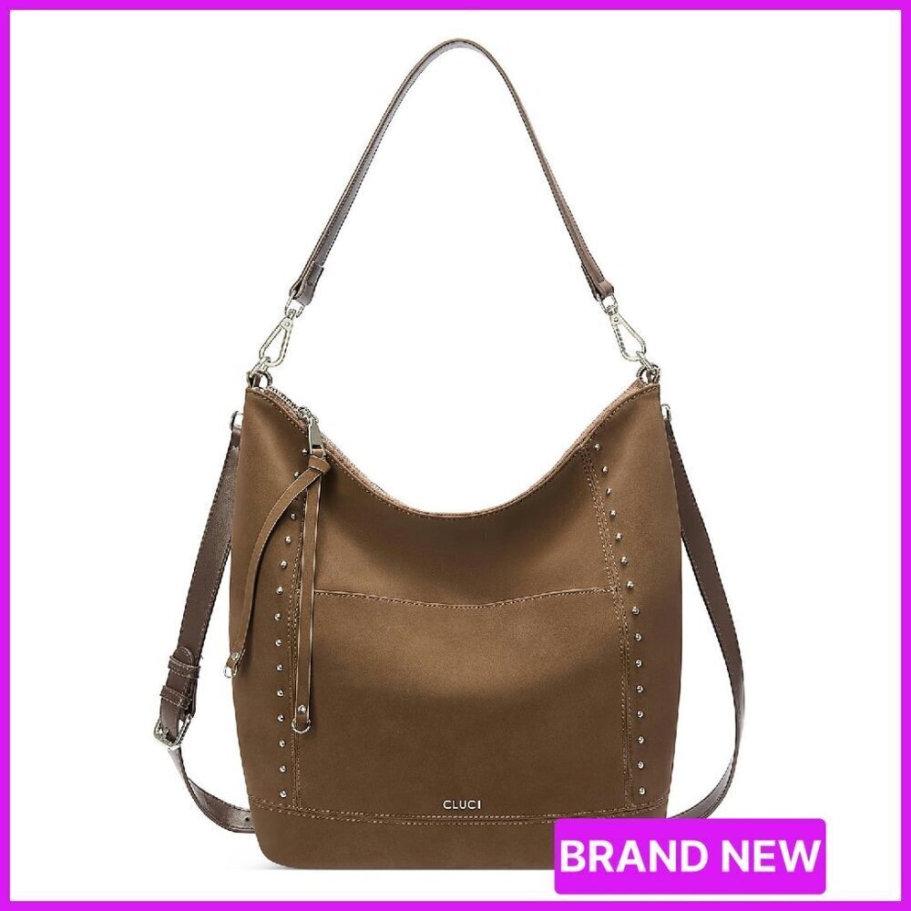 Large Crossbody Hobo Bag Vegan Leather Work Travel Purse Adjustable Straps